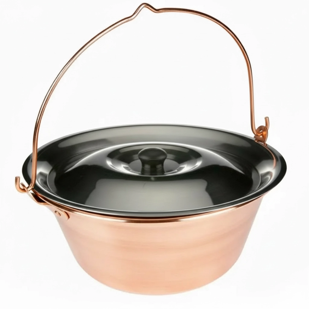 Medený kotlík 14 l kompletka